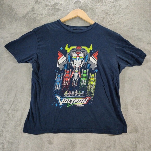 Voltron Shirt Mens Large Blue Legendary Defender Loot Crate Loot Wear Exclusive - Picture 1 of 7